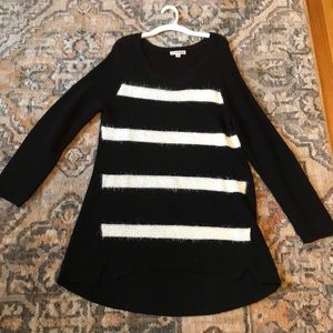 Black and White Long Sweater